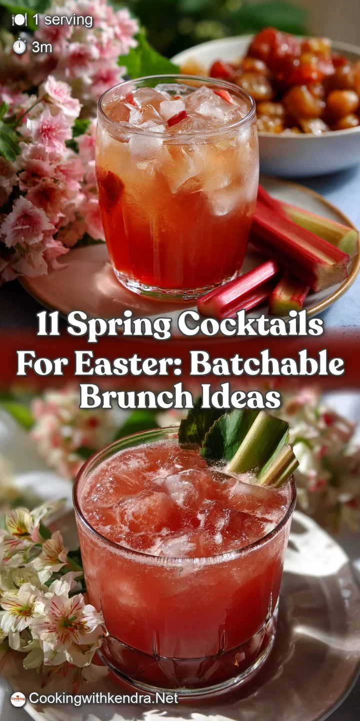 11 Spring Cocktails for Easter: Batchable Brunch Ideas