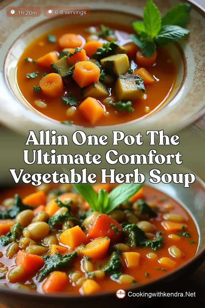 AllIn One Pot The Ultimate Comfort Vegetable Herb Soup
