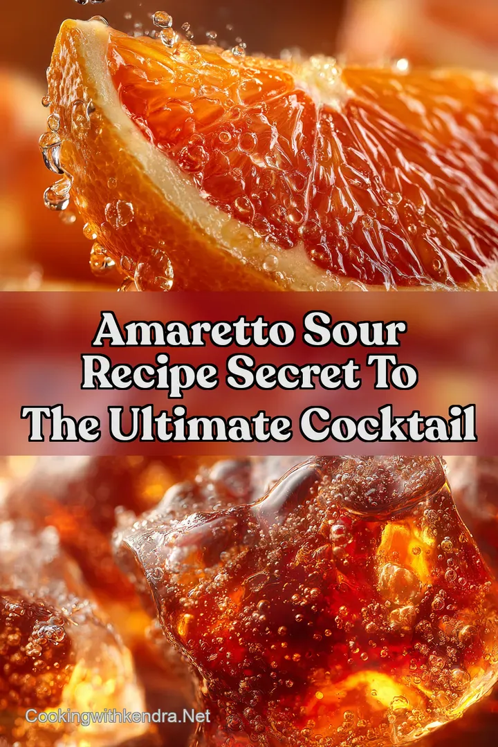 Amaretto Sour Recipe Secret to The Ultimate Cocktail