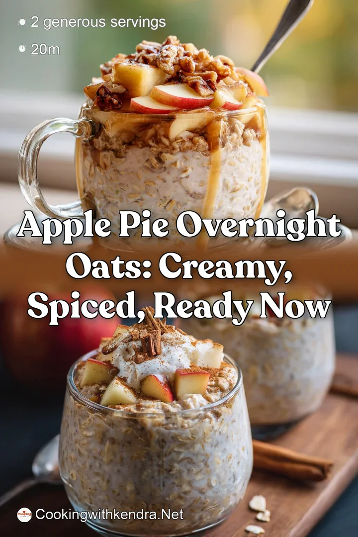 Apple Pie Overnight Oats: Creamy Spiced Ready Now