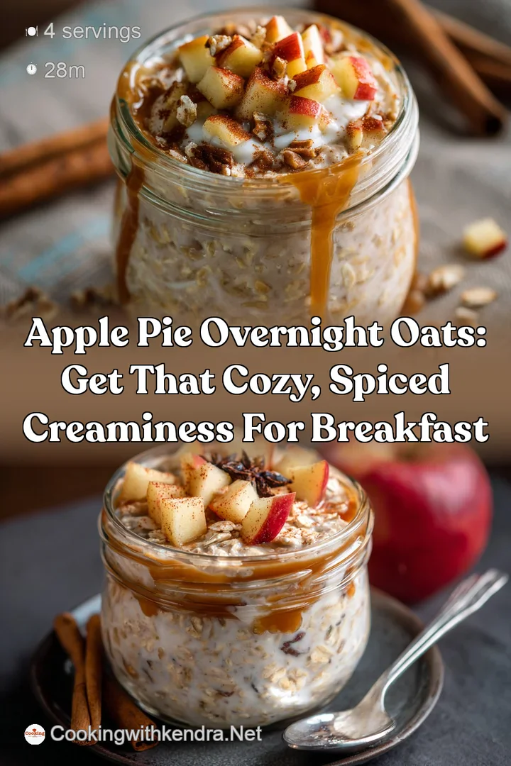Apple Pie Overnight Oats: Get That Cozy Spiced Creaminess For Breakfast