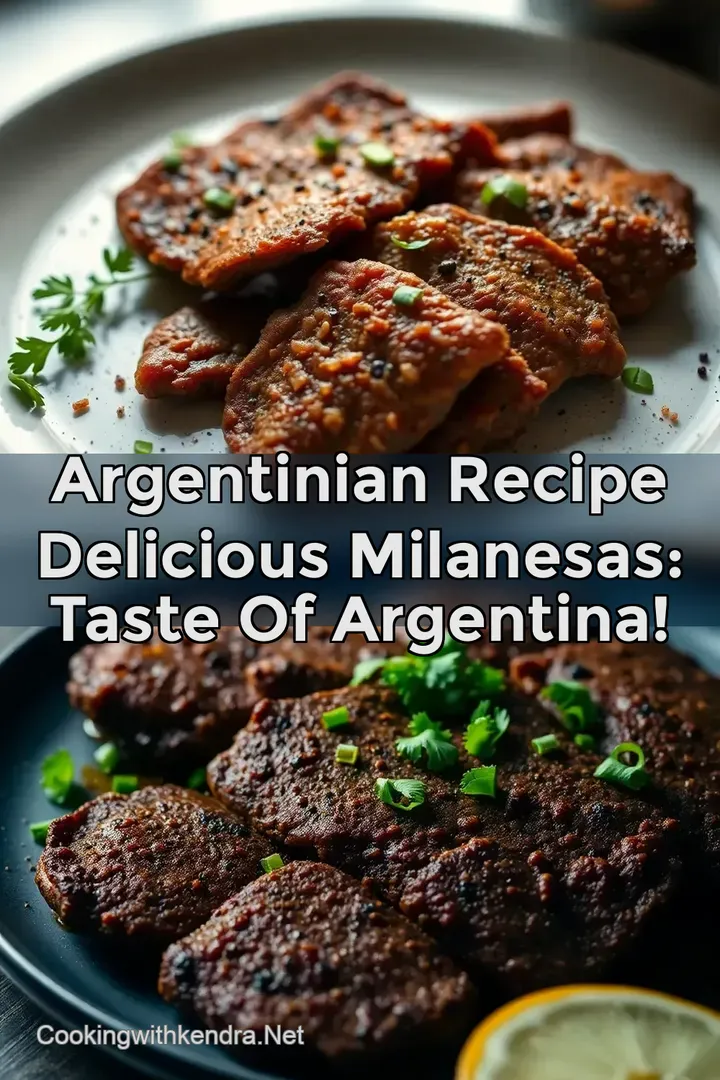 Argentinian Recipe Delicious Milanesas: Taste of Argentina!