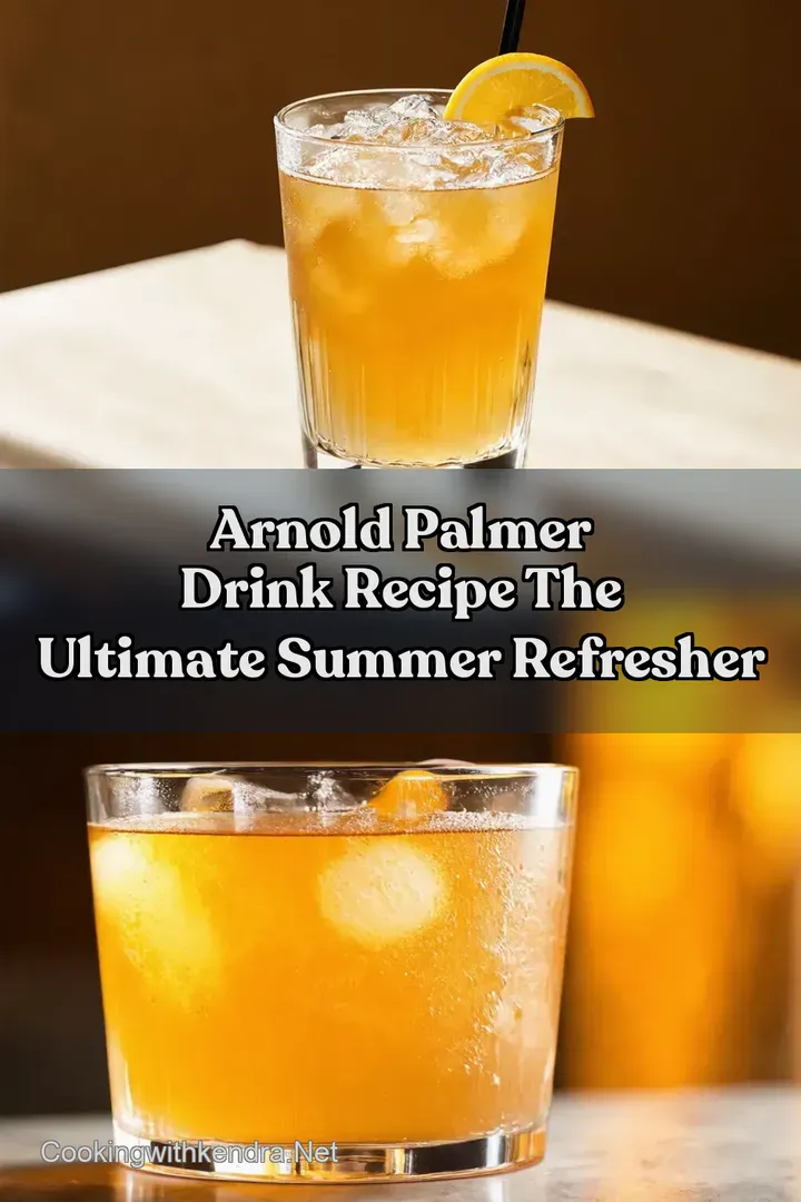 Arnold Palmer Drink Recipe The Ultimate Summer Refresher