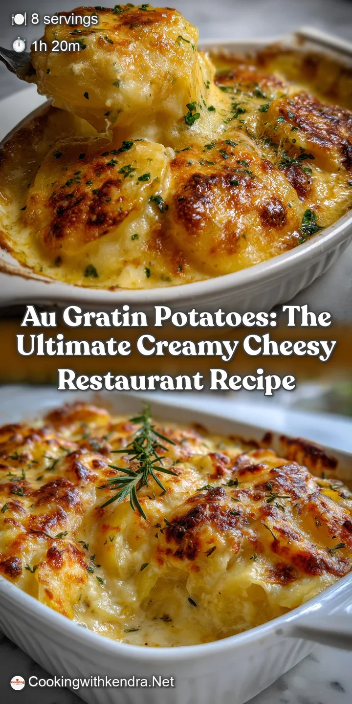 Au Gratin Potatoes: The Ultimate Creamy Cheesy Restaurant Recipe