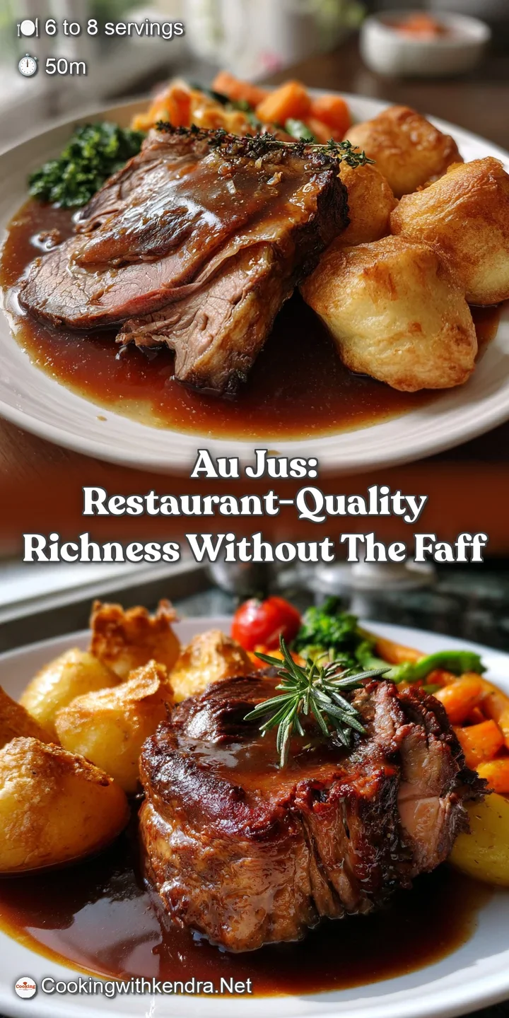Au Jus: Restaurant-Quality Richness Without the Faff
