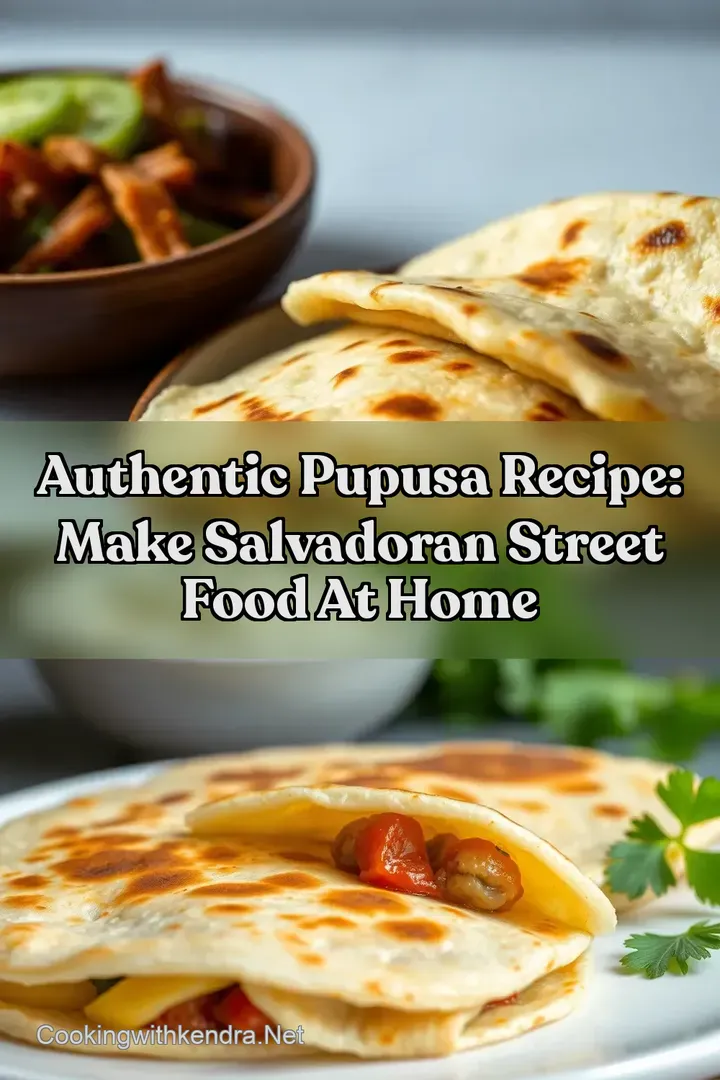 Authentic Pupusa Recipe: Make Salvadoran Street Food At Home : PIN FOR LATER Authentic Pupusa Recipe: Make Salvadoran Street Food At Home