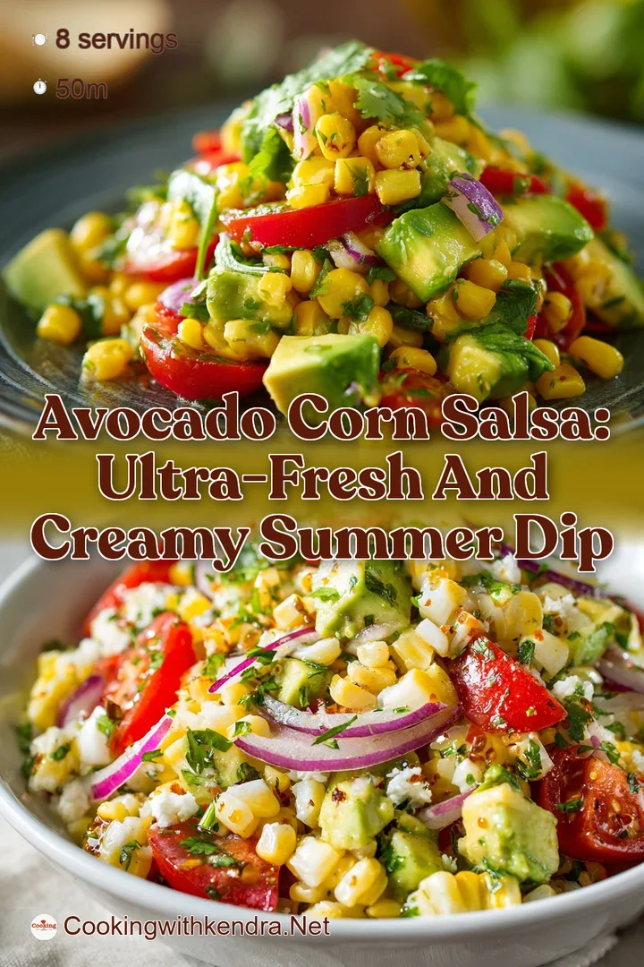 Avocado Corn Salsa: Ultra-Fresh and Creamy Summer Dip