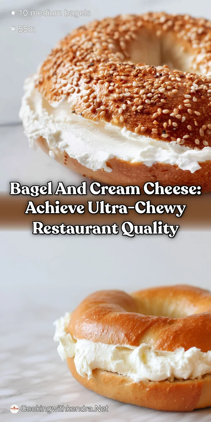 Bagel and Cream Cheese: Achieve Ultra-Chewy Restaurant Quality