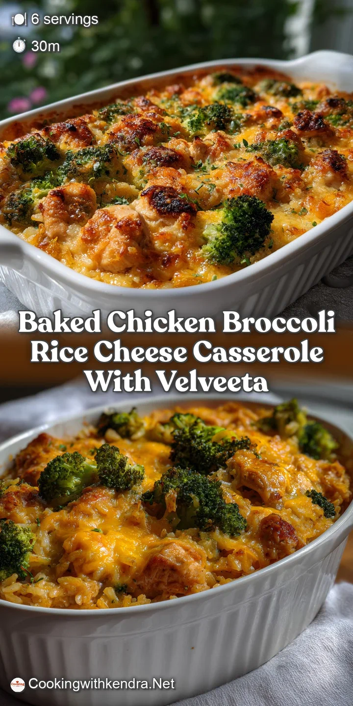 Close-up of a cheesy, bubbly casserole. Steam rises gently from a forkful of chicken, broccoli and rice, a warm and inviti...