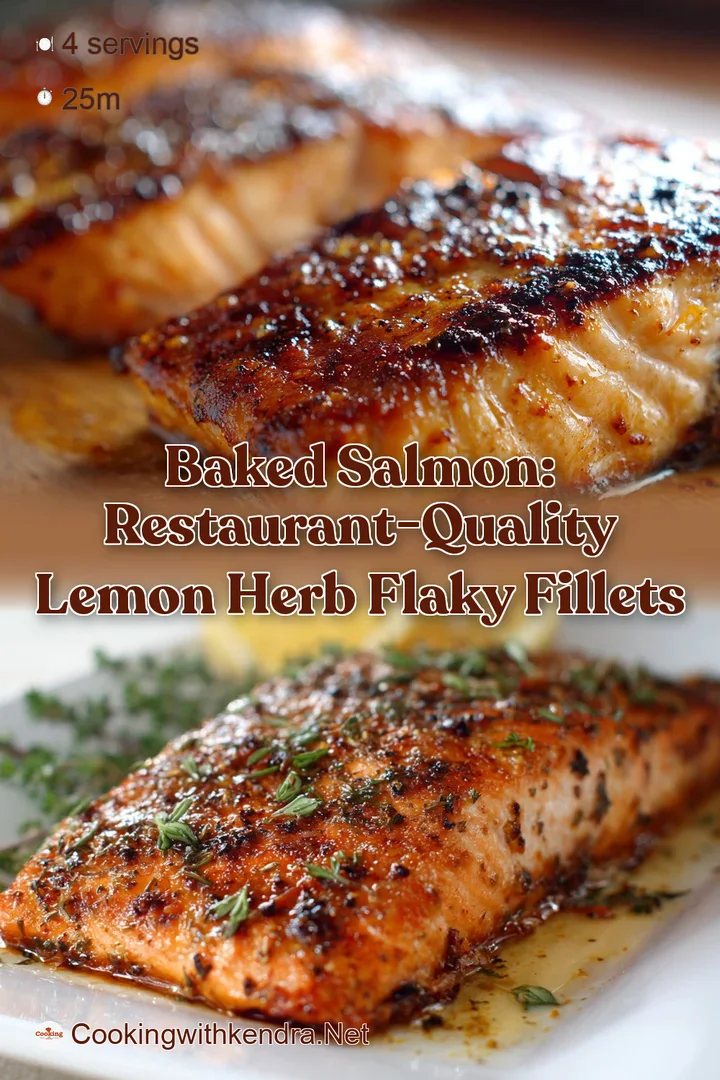 Baked Salmon: Restaurant-Quality Lemon Herb Flaky Fillets