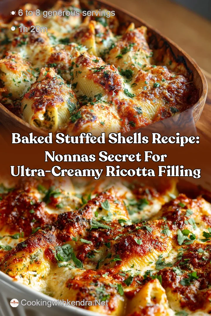 Baked Stuffed Shells Recipe: Nonnas Secret for Ultra-Creamy Ricotta Filling