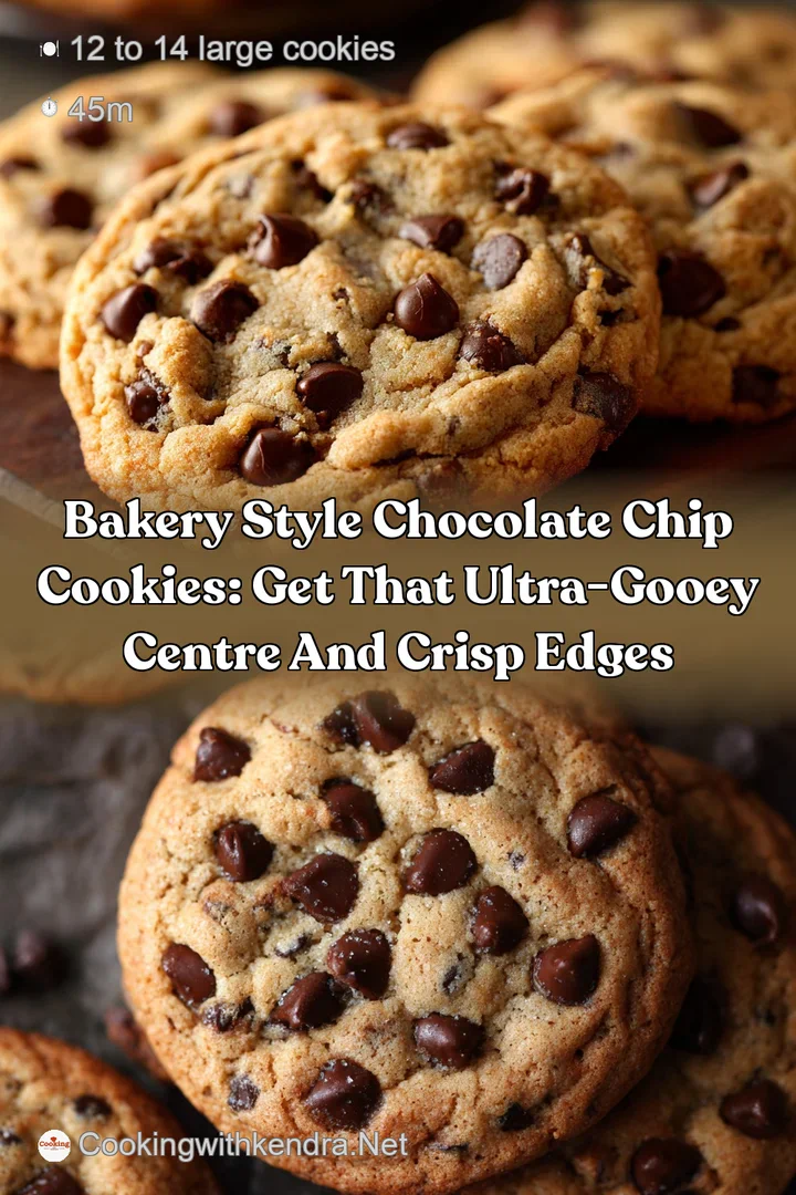 Bakery Style Chocolate Chip Cookies: Get That Ultra-Gooey Centre and Crisp Edges