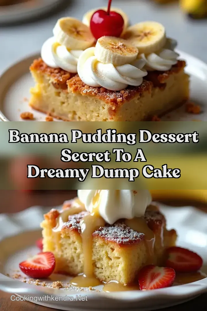 Banana Pudding Dessert Secret to a Dreamy Dump Cake