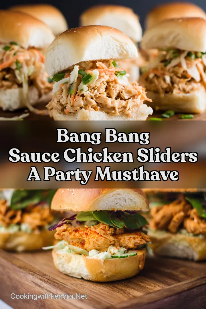 Bang Bang Sauce Chicken Sliders A Party MustHave