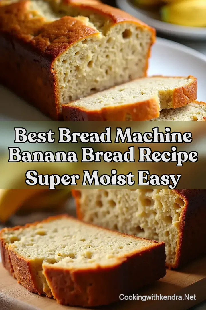 Best Bread Machine Banana Bread Recipe Super Moist Easy