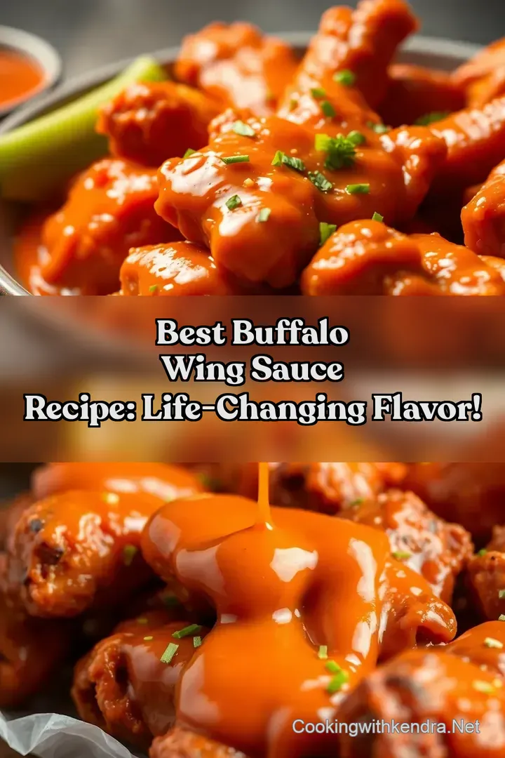 Best Buffalo Wing Sauce Recipe: Life-Changing Flavor!