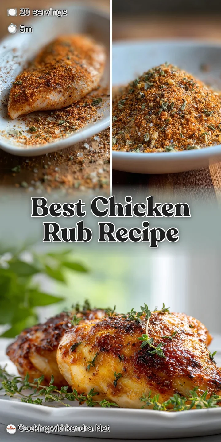 Close-up of a juicy, spice-crusted chicken piece, showing crispy browned bits and savory herb flecks. Ready to eat!