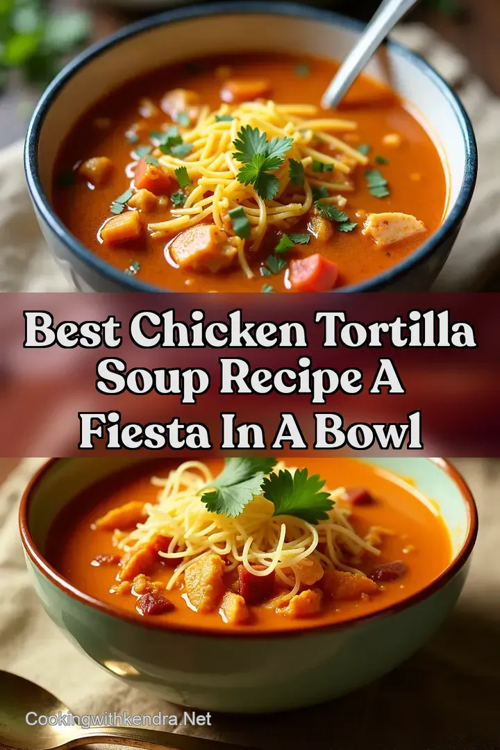 Best Chicken Tortilla Soup Recipe A Fiesta in a Bowl