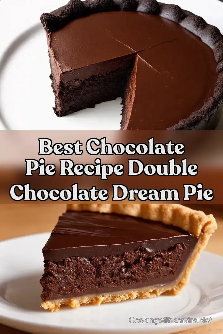 Best Chocolate Pie Recipe Double Chocolate Dream Pie