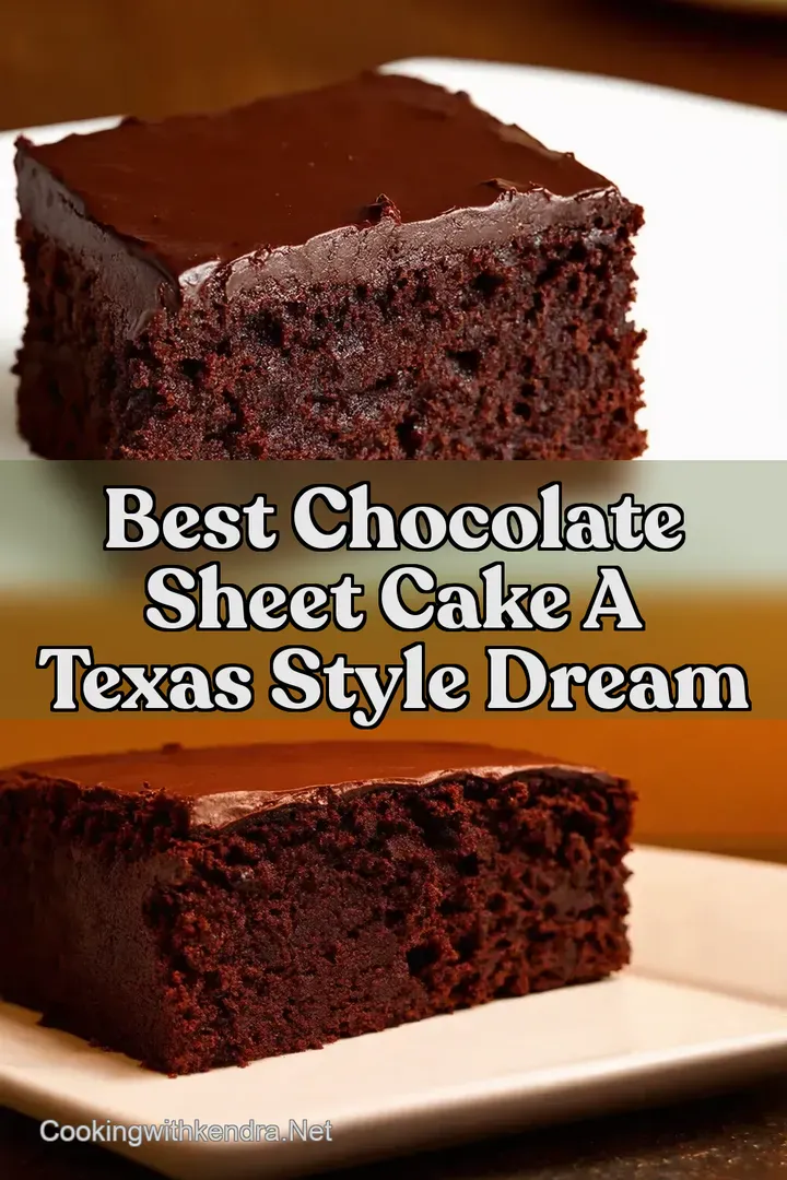 Best Chocolate Sheet Cake A Texas Style Dream