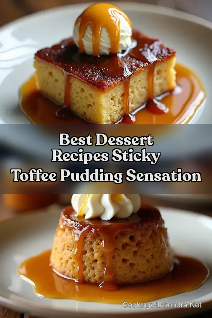 Best Dessert Recipes Sticky Toffee Pudding Sensation