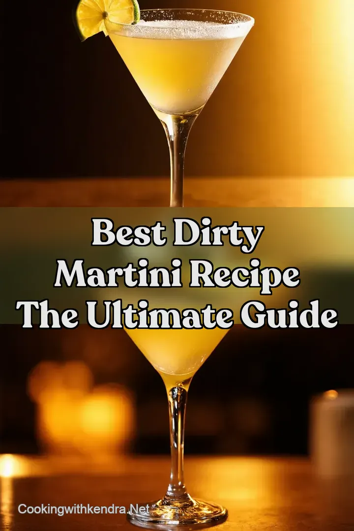 Best Dirty Martini Recipe The Ultimate Guide