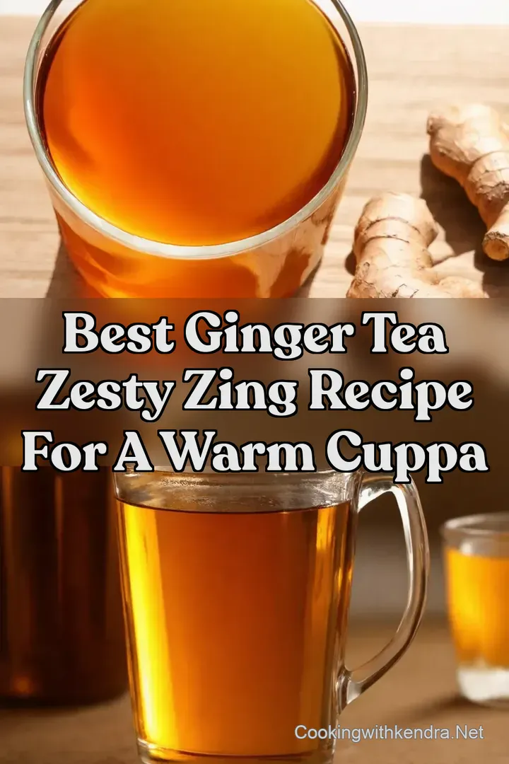 Best Ginger Tea Zesty Zing Recipe for a Warm Cuppa : PIN FOR LATER Best Ginger Tea Zesty Zing Recipe for a Warm Cuppa