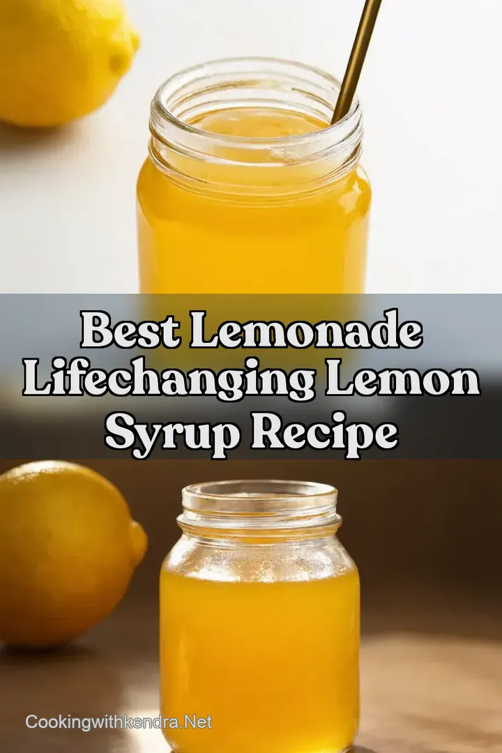 Best Lemonade LifeChanging Lemon Syrup Recipe : PIN FOR LATER Best Lemonade LifeChanging Lemon Syrup Recipe