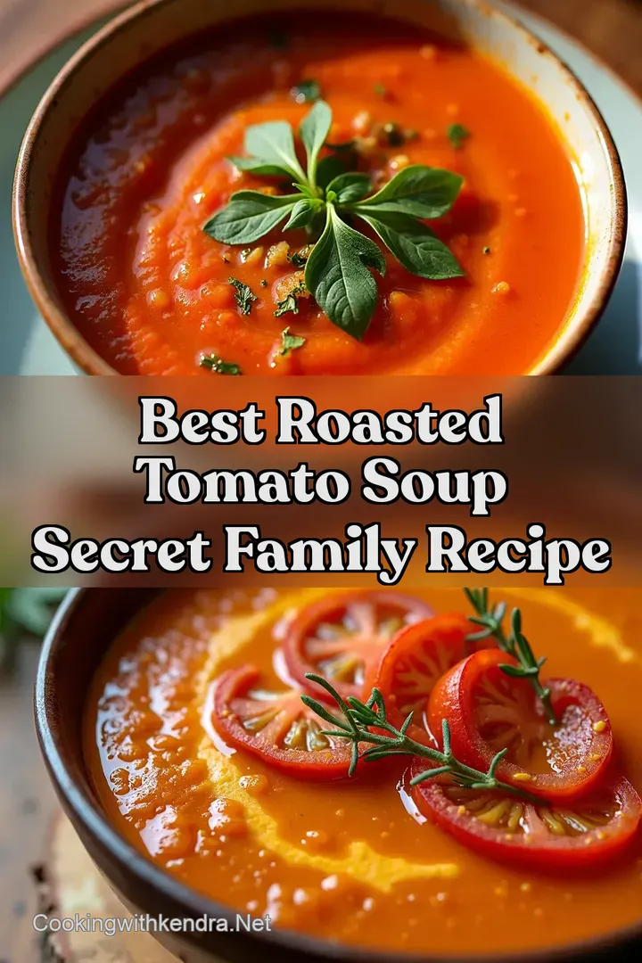 Best Roasted Tomato Soup Secret Family Recipe
