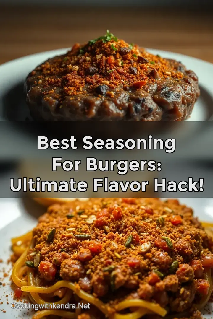 Best Seasoning For Burgers: Ultimate Flavor Hack!