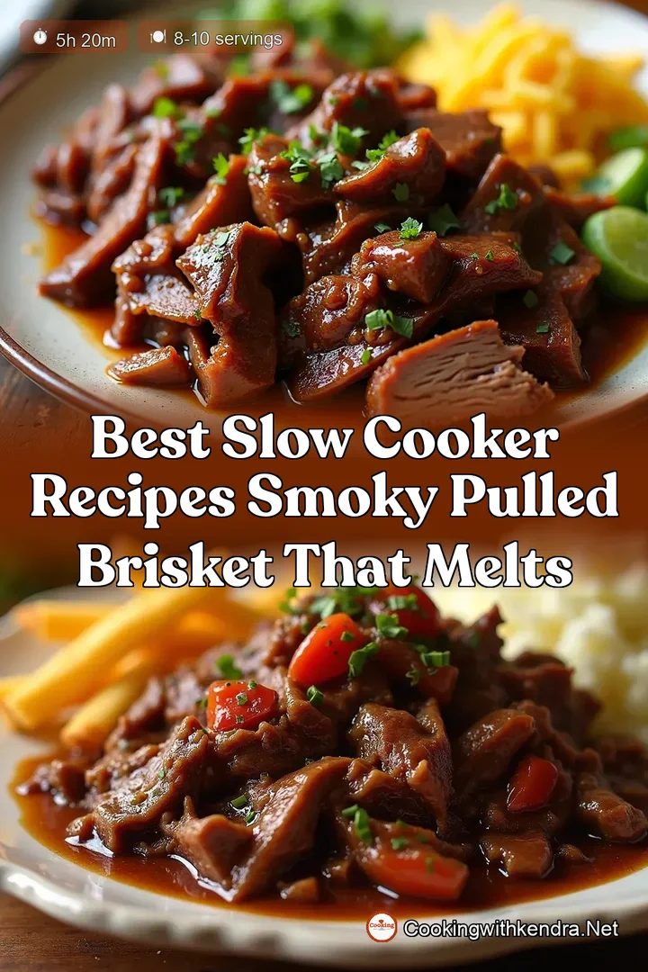 Best Slow Cooker Recipes Smoky Pulled Brisket That Melts