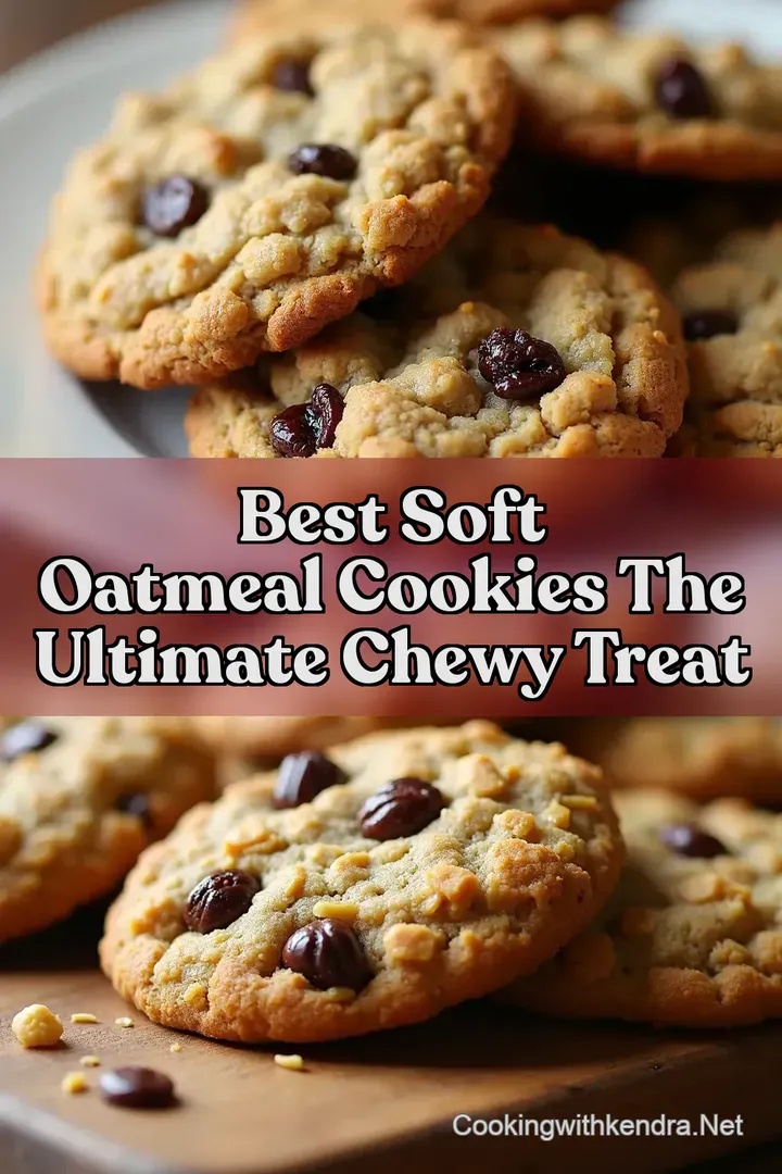 Best Soft Oatmeal Cookies The Ultimate Chewy Treat