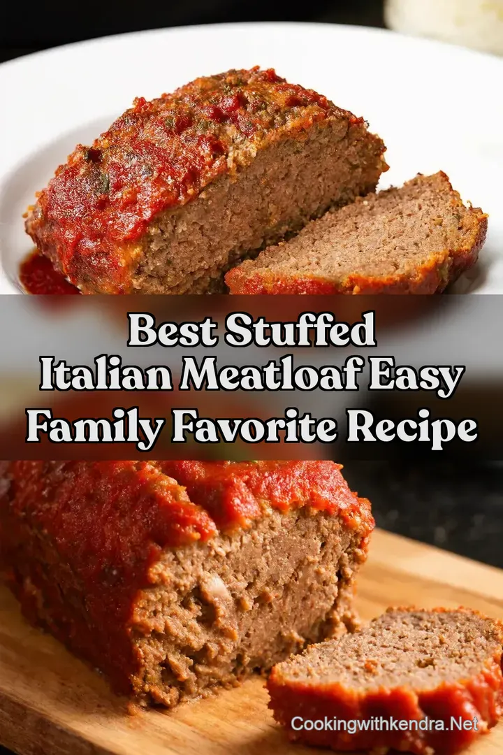 Best Stuffed Italian Meatloaf Easy Family Favorite Recipe