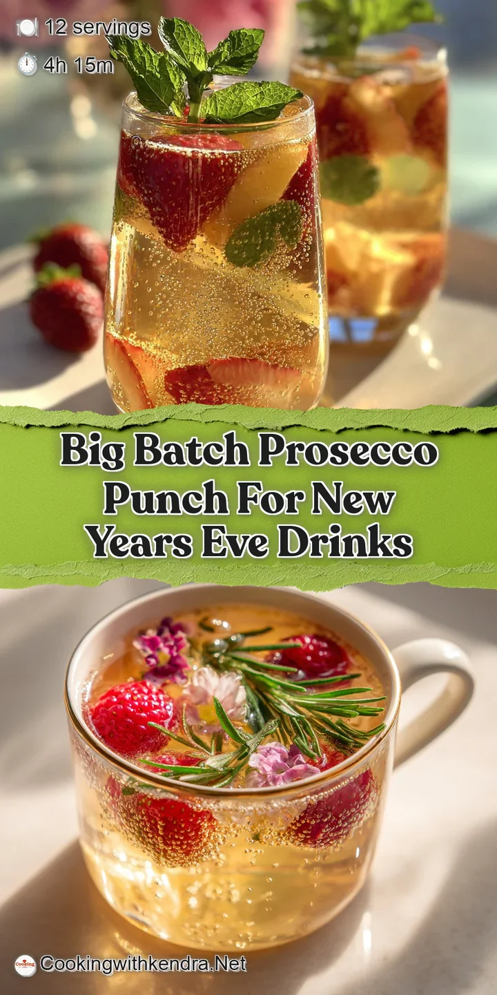 Close-up of bubbly Prosecco cocktail, bright berries bobbing. Icy condensation, fresh citrus aroma visually implied.