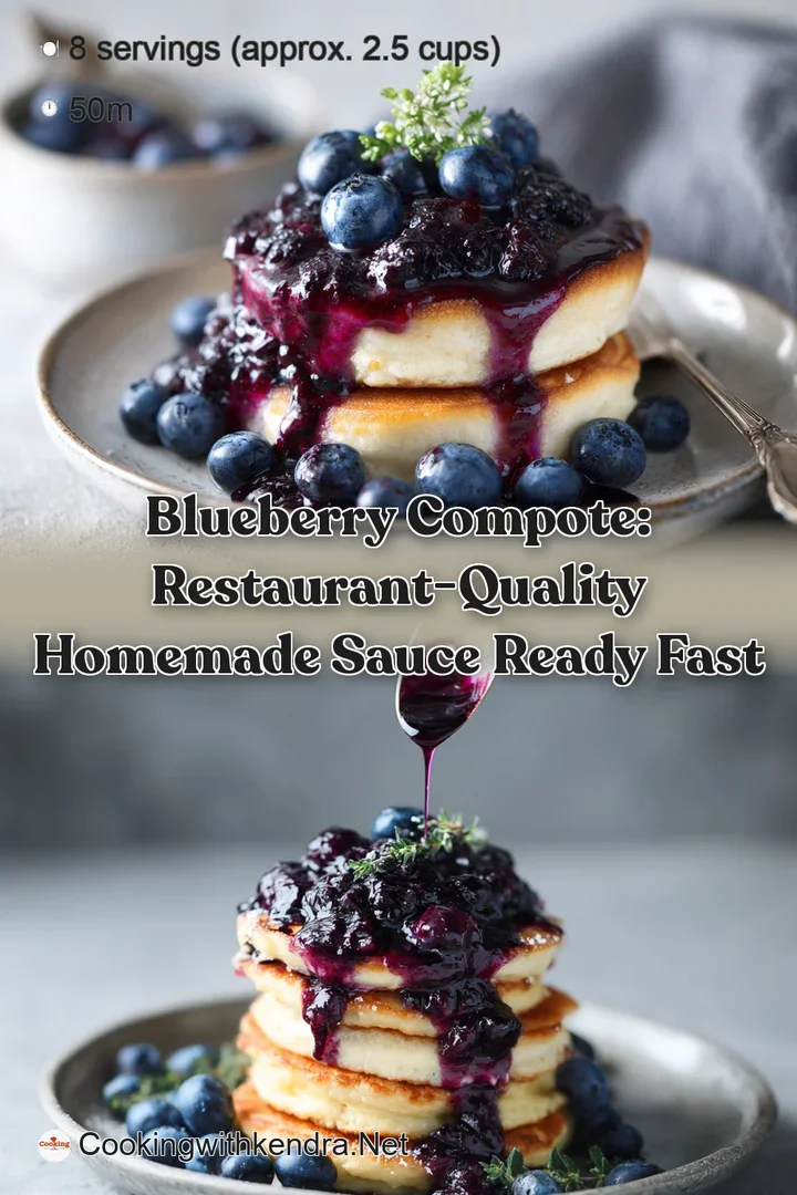 Blueberry Compote: Restaurant-Quality Homemade Sauce Ready Fast