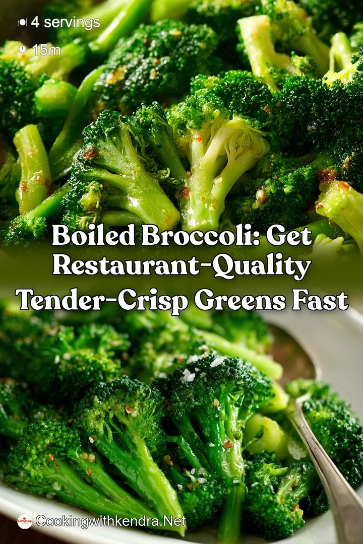 Boiled Broccoli: Get Restaurant-Quality Tender-Crisp Greens Fast