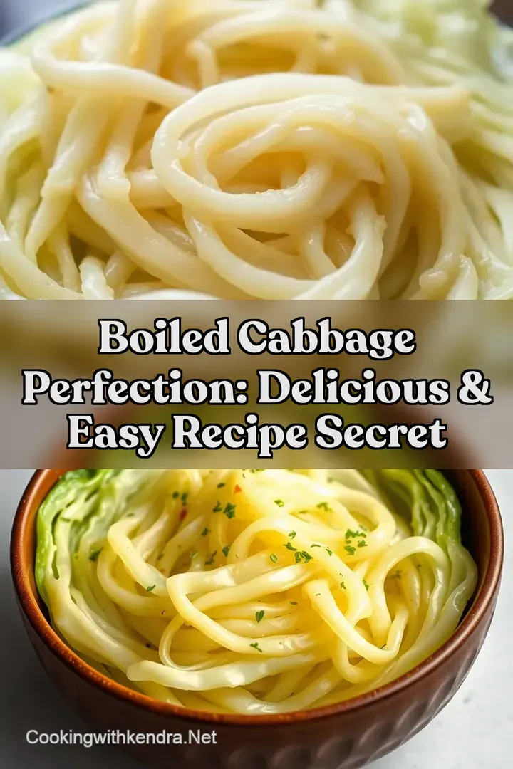 Boiled Cabbage Perfection: Delicious & Easy Recipe Secret : PIN FOR LATER Boiled Cabbage Perfection: Delicious & Easy Recipe Secret