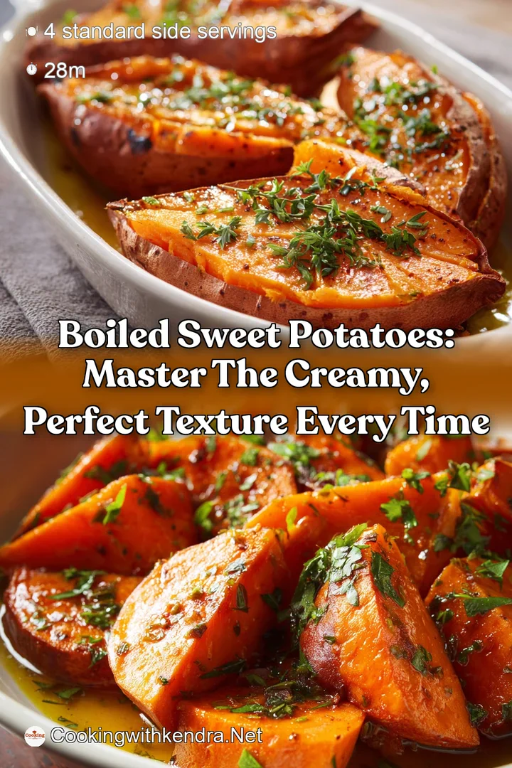 Boiled Sweet Potatoes: Master The Creamy Perfect Texture Every Time