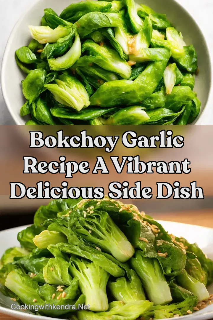 Bokchoy Garlic Recipe A Vibrant Delicious Side Dish