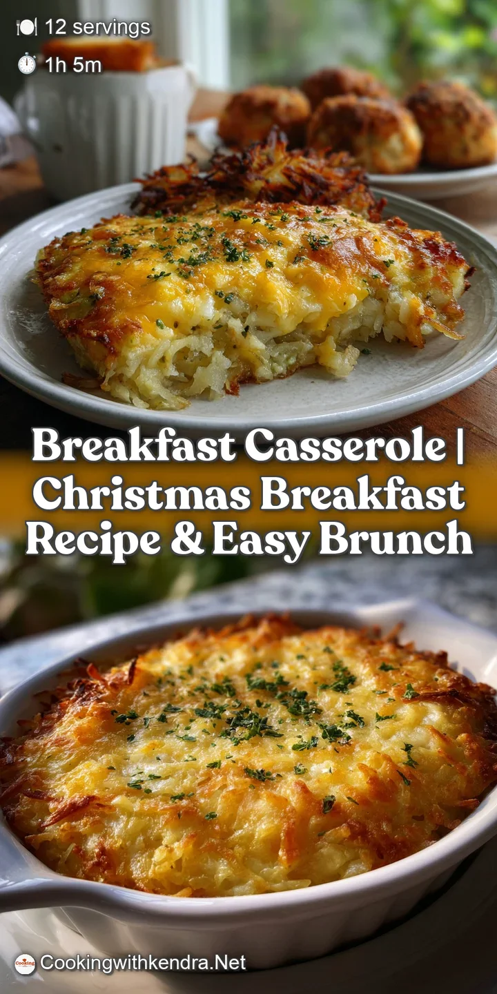 Close-up of a warm breakfast casserole with melting cheese, showing the textures of eggs, sausage, and peppers, inviting a...