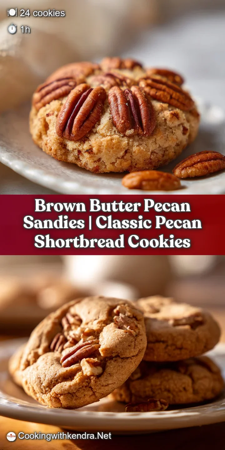 Close-up of a perfectly baked, buttery cookie with visible chopped pecans and a crisp edge.