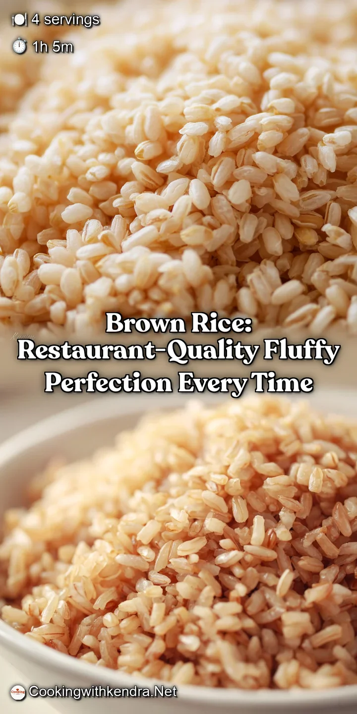 Brown Rice: Restaurant-Quality Fluffy Perfection Every Time