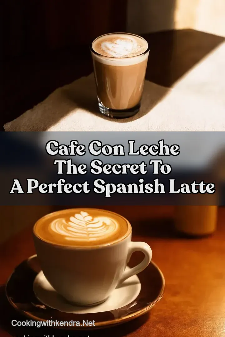 Cafe Con Leche The Secret to a Perfect Spanish Latte