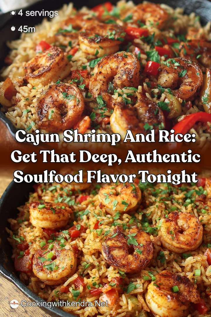 Cajun Shrimp and Rice: Get that Deep Authentic Soulfood Flavor Tonight