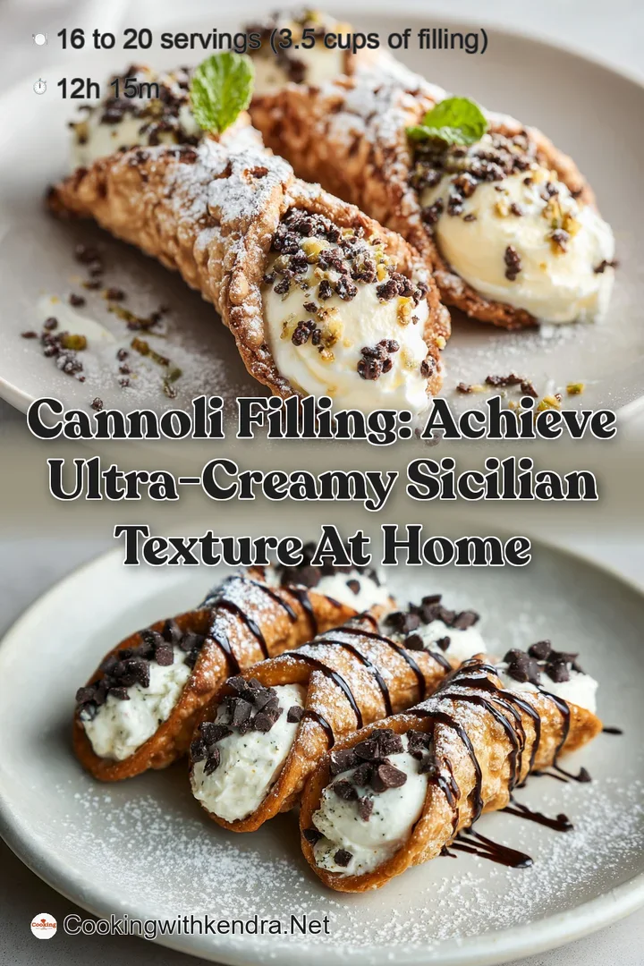 Cannoli Filling: Achieve Ultra-Creamy Sicilian Texture At Home