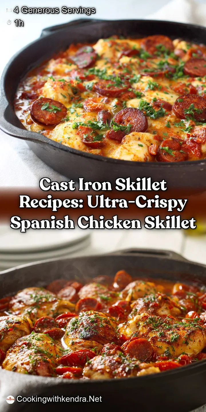 Cast Iron Skillet Recipes: Ultra-Crispy Spanish Chicken Skillet