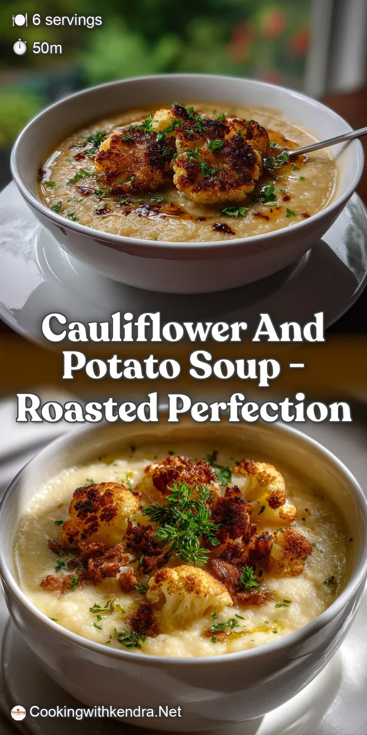 Cauliflower and Potato Soup - Roasted Perfection