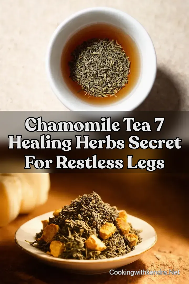 Chamomile Tea 7 Healing Herbs Secret for Restless Legs