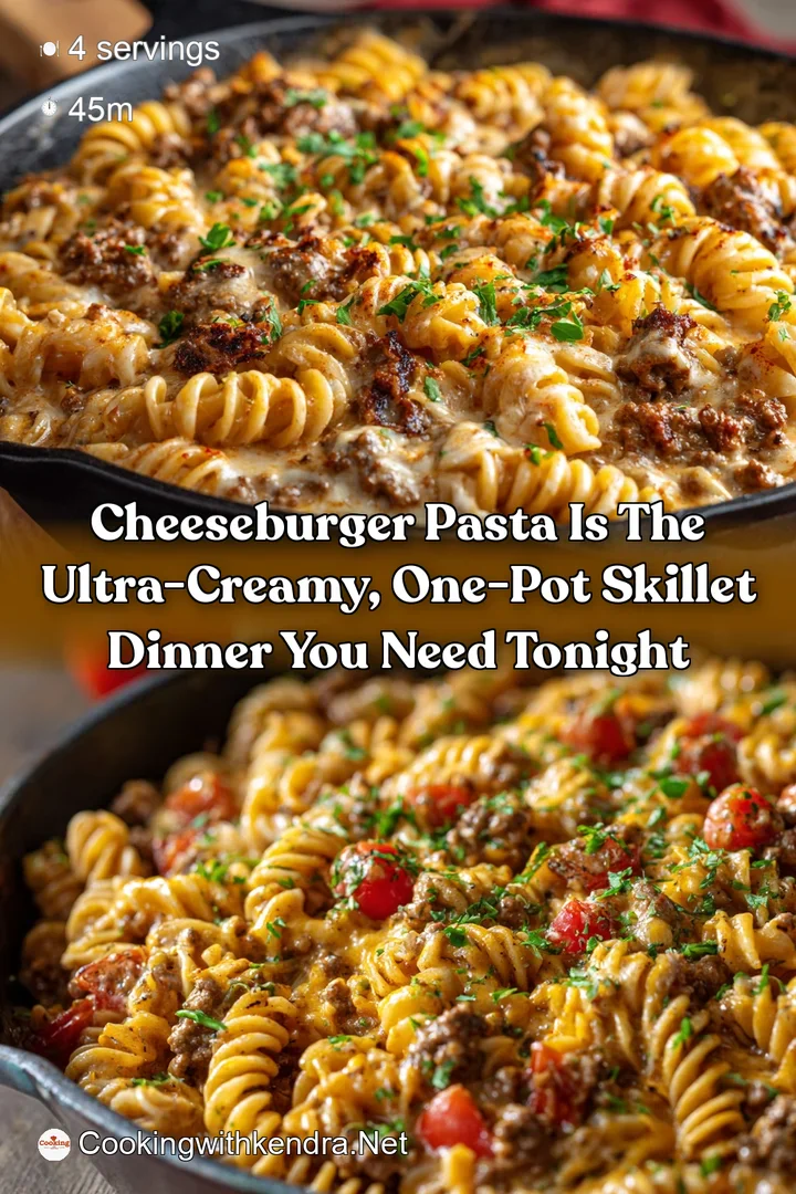 Cheeseburger Pasta is the Ultra-Creamy One-Pot Skillet Dinner You Need Tonight