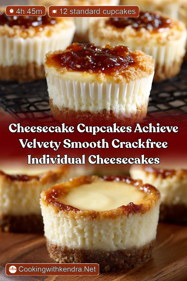 Cheesecake Cupcakes Achieve Velvety Smooth CrackFree Individual Cheesecakes